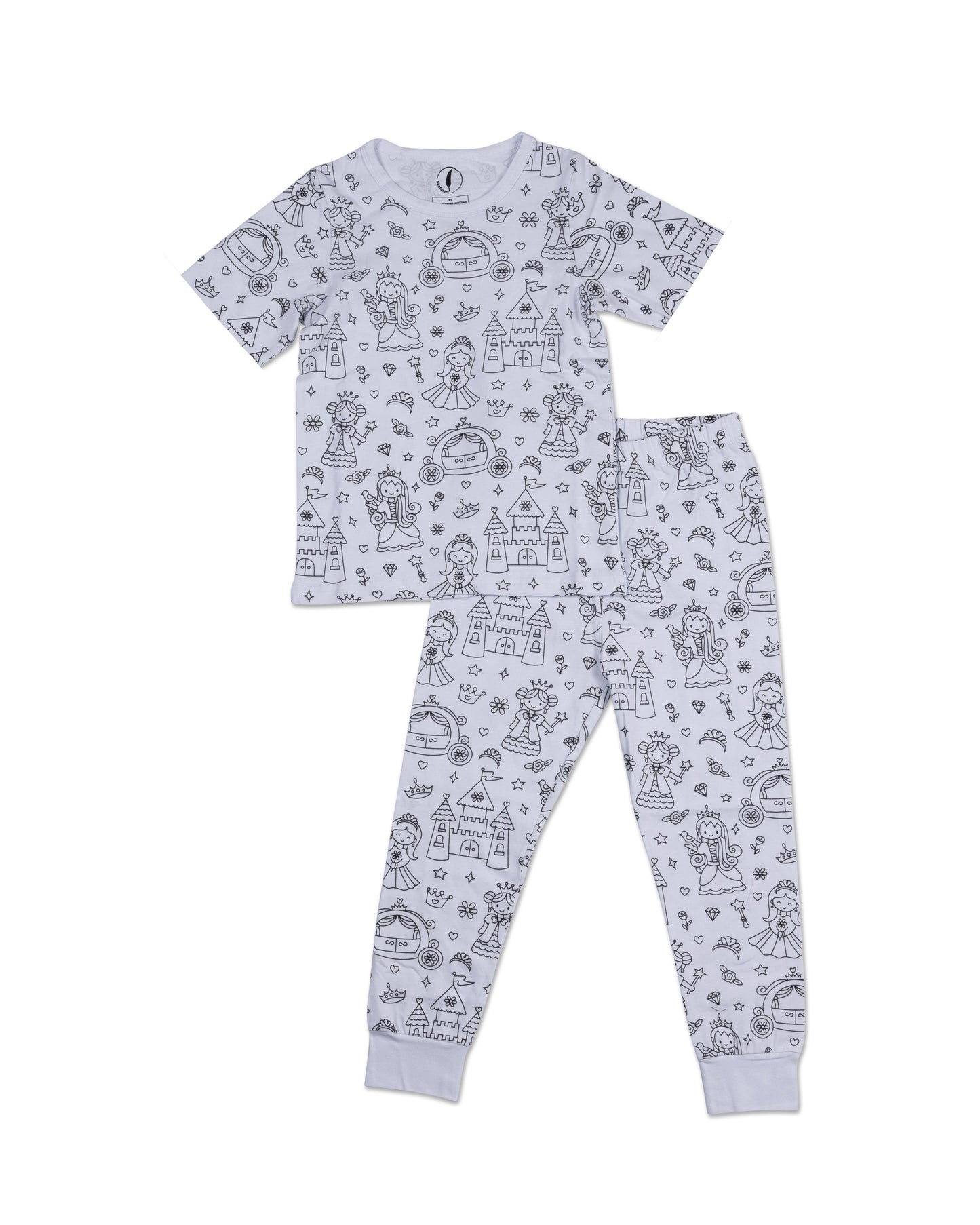 Short Sleeve Coloring Pyjamas